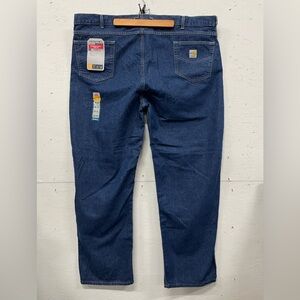 NWT Carhartt Flame Resistant Relaxed Fit 5 Pocket Jeans, Size 48X32